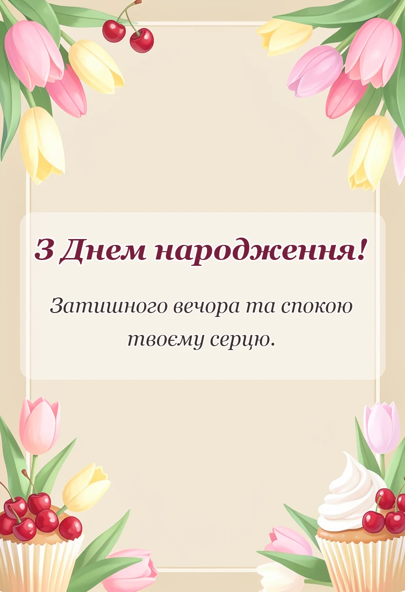 красива листівка: теплого затишного вечора