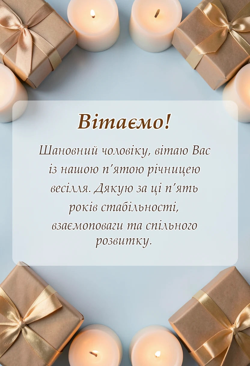 листівка з побажанням - картинки з роковиною весілля чоловіку