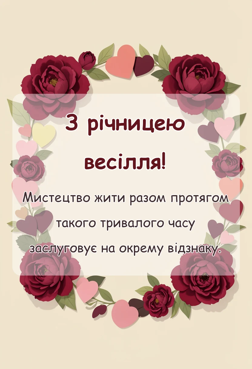 листівка з побажанням - привітання з річницею весілля прикольні картинки