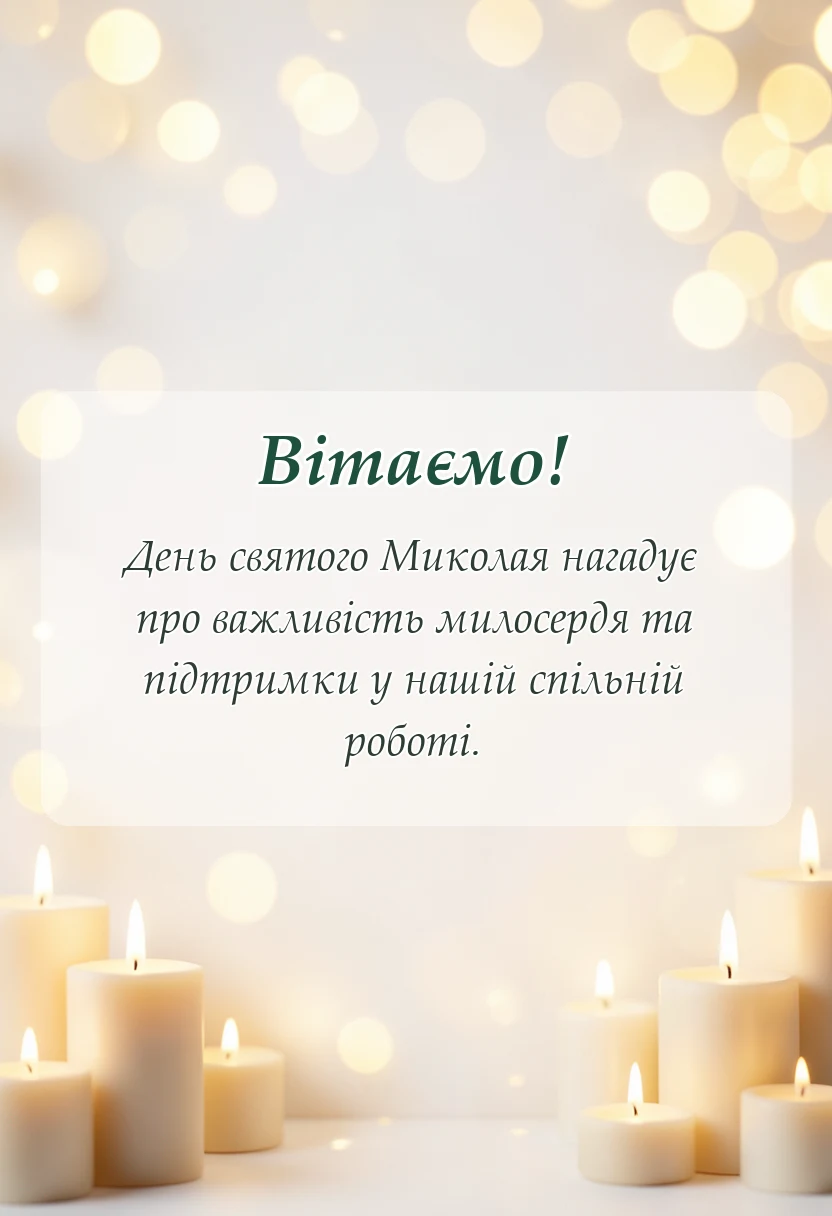 святкова картинка: привітання з днем святого миколая картинки українською своїми словами