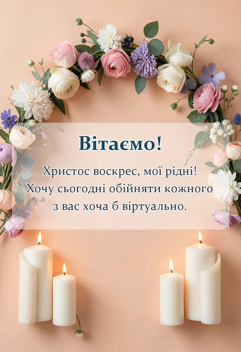 листівка з побажанням - скачати листівки з великоднем