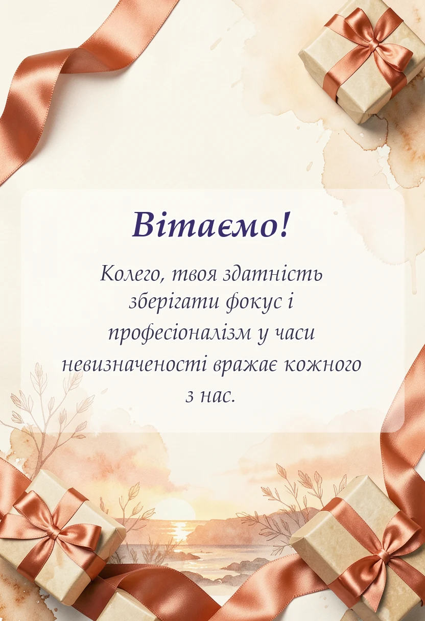 красива листівка: привітання з професійним святом під час війни