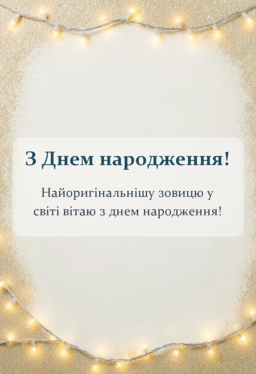 святкова картинка: привітання з днем народження зовиці
