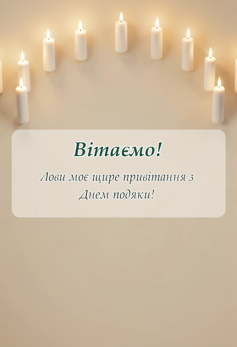 красива листівка: картинки з днем подяки українською