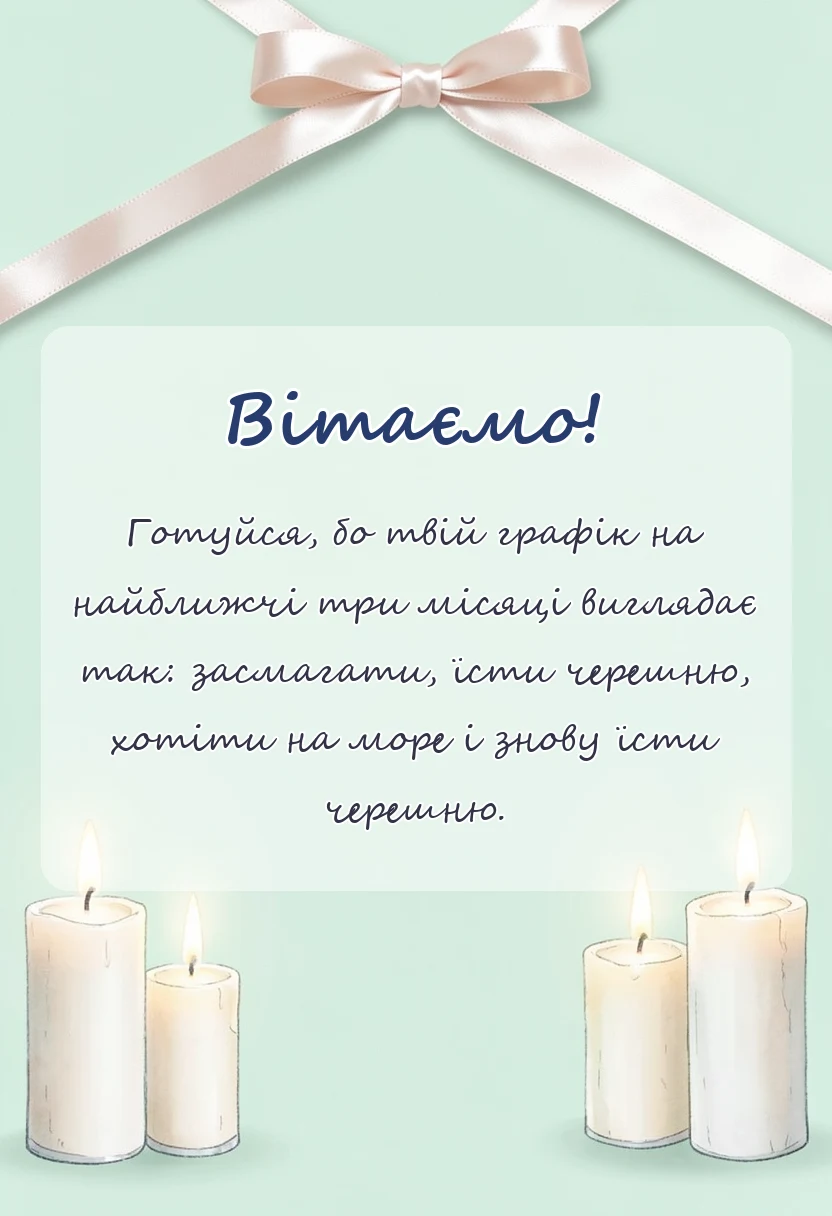 красива листівка: картинки з першим днем літа