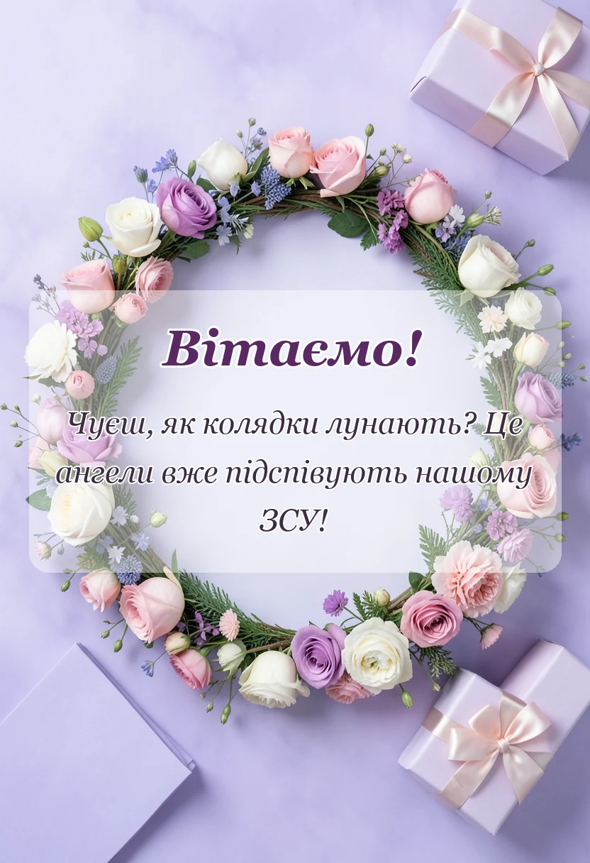 вітальна листівка - привітання з різдвом христовим картинки патріотичні своїми словами