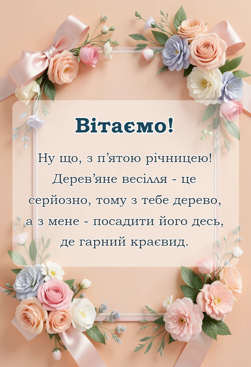 листівка з побажанням - картинки з роковиною весілля чоловіку