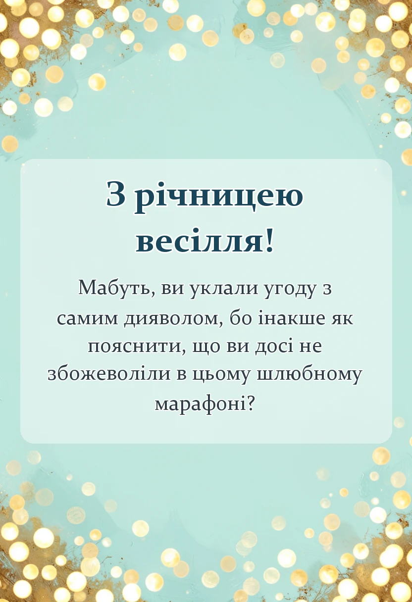 святкова картинка: привітання з річницею весілля прикольні картинки