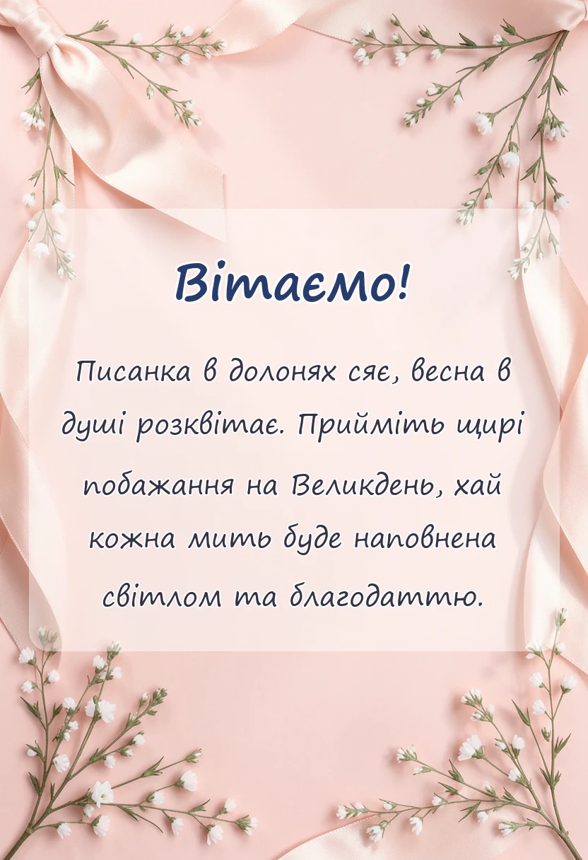 унікальна листівка - скачати листівки з великоднем