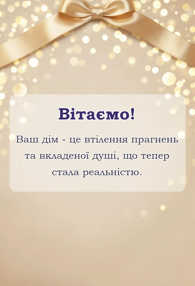 унікальна листівка - привітання з новосіллям у віршах
