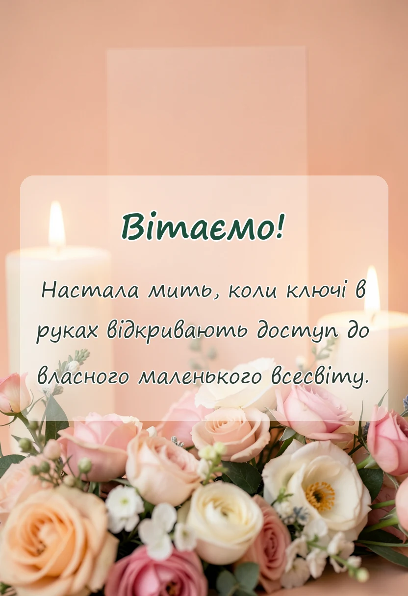 унікальна листівка - привітання з новосіллям у віршах