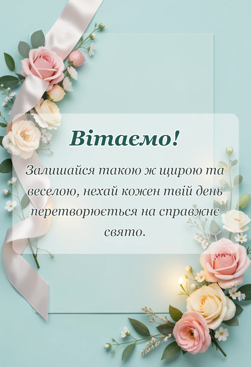 святкова картинка: привітання з днем народження 9 років дівчинці