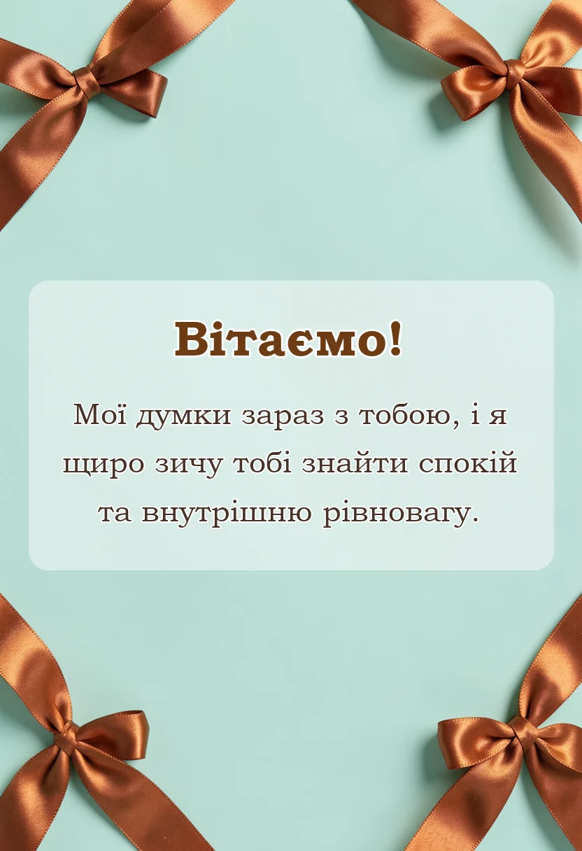 листівка з побажанням - слова підтримки у прозі