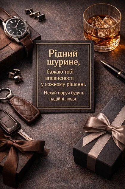Привітання з днем народження шурину українською мовою